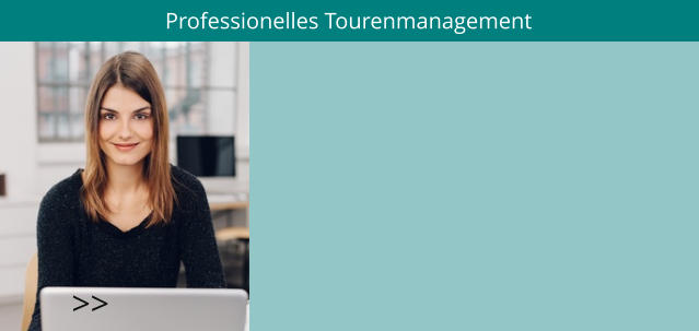 Professionelles Tourenmanagement >>