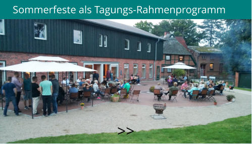 Sommerfeste als Tagungs-Rahmenprogramm >>