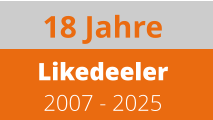 18 Jahre   Likedeeler 2007 - 2025